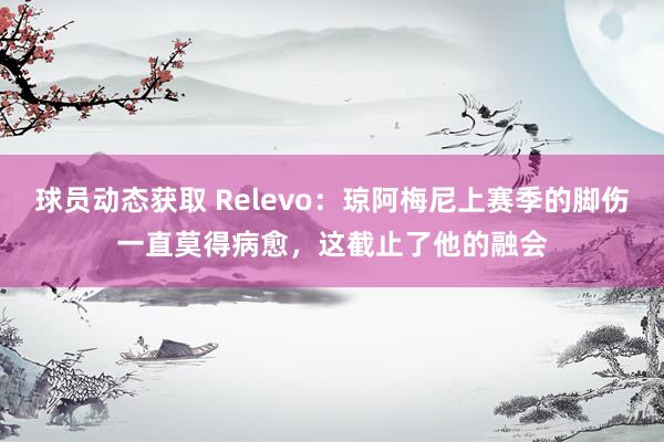 球员动态获取 Relevo：琼阿梅尼上赛季的脚伤一直莫得病愈，这截止了他的融会